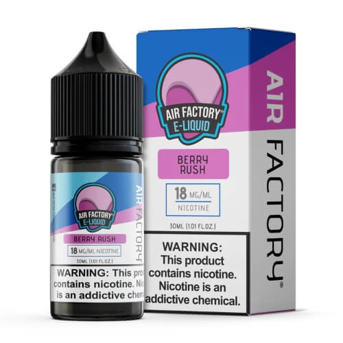 Air Factory Salt E-liquid - Berry Rush 30ml background