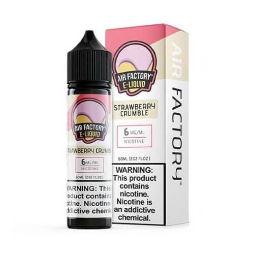 Air Factory Strawberry Crumble E-Liquid 60ml background