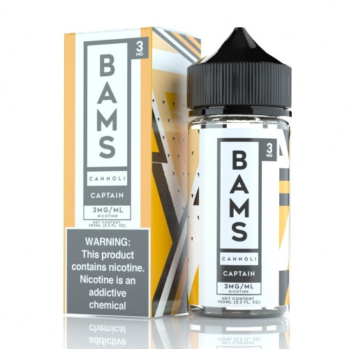 Bam's Cannoli E-Liquid - Captain Cannoli 100ml main