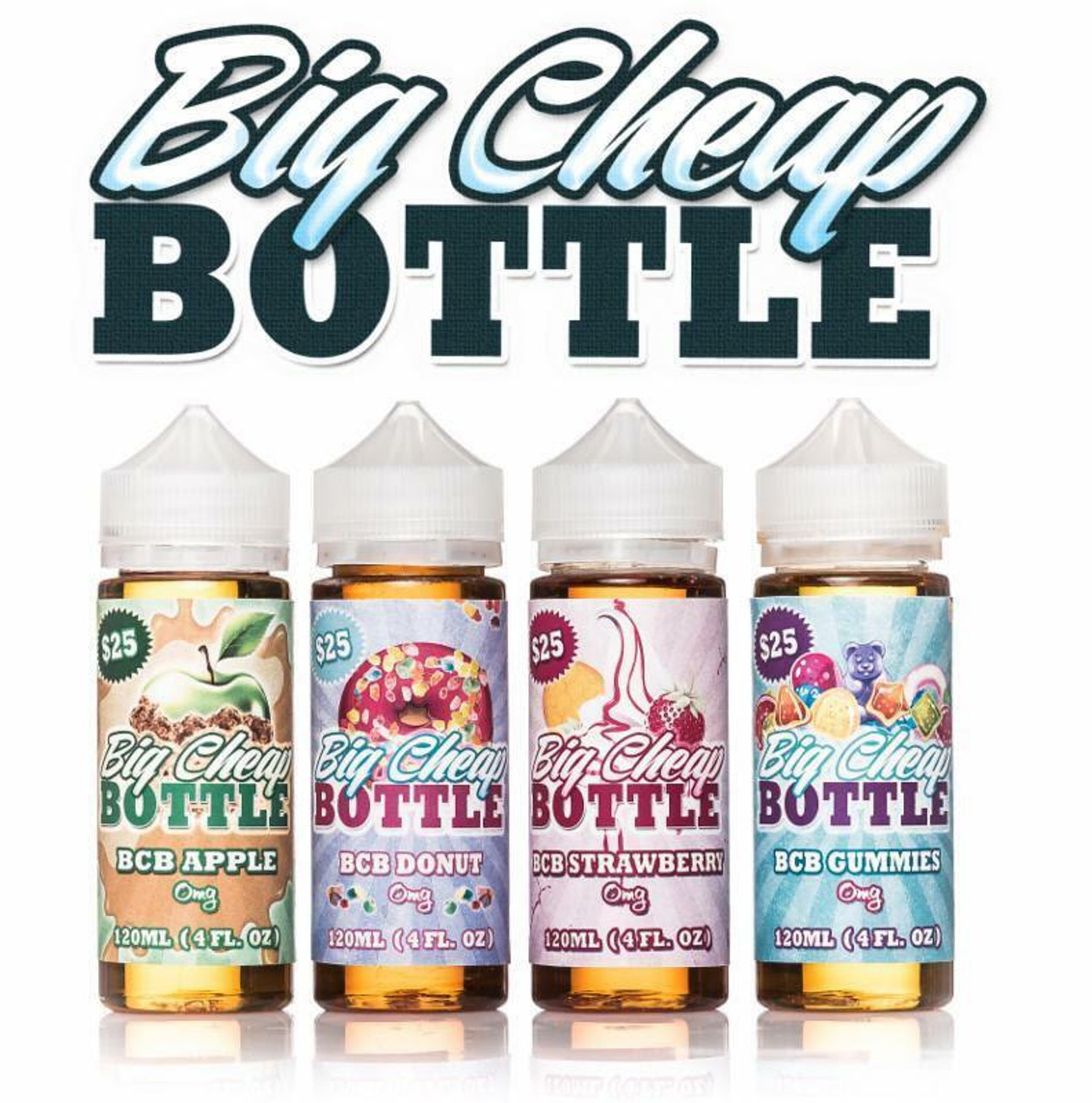 Big Cheap Bottle E Liquid background