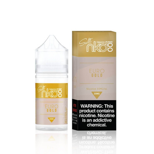 Euro Gold - NKD 100 Salt E Liquid background