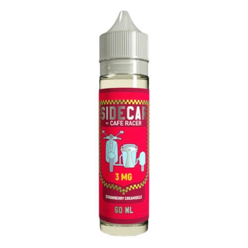 Cafe Racer Strawberry Creamsicle E-Liquid 60ml background