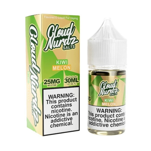 Cloud Nurdz Salt E-Liquid - Kiwi Melon 30ml background