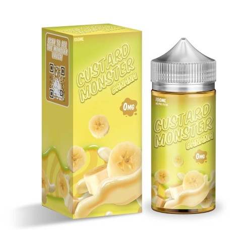 Custard Monster E-Liquid - Banana 100ml background