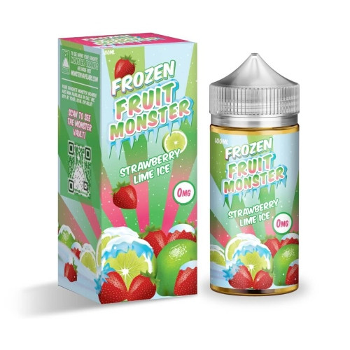 Frozen Fruit Monster E-Liquid - Strawberry Lime Ice 100ml background