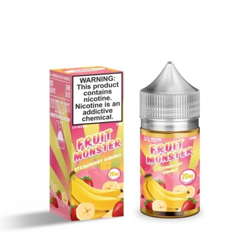 Fruit Monster Salt E-Liquid - Strawberry Banana 30ml main