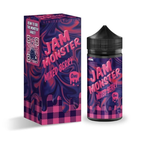 Jam Monster E-Liquid - Mixed Berry 100ml background