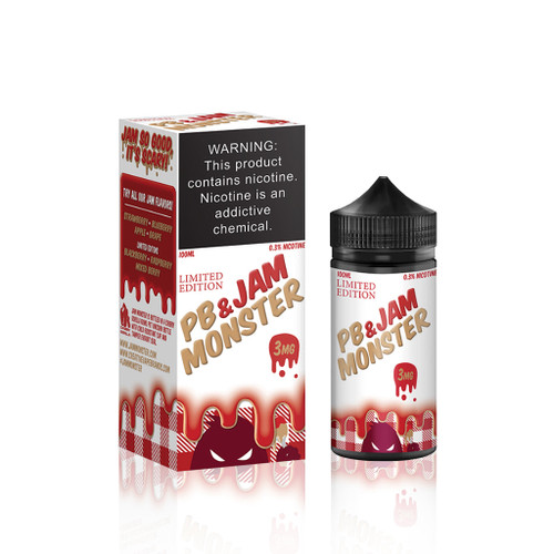 Jam Monster E-Liquid - Strawberry PB & Jam - 100ml background