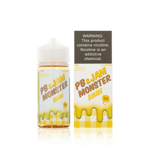 Banana PB & Jam by Jam Monster E Liquid  background