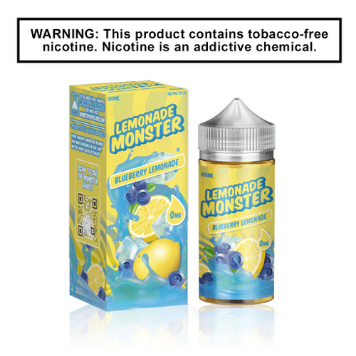 Lemonade Monster Nicotine E-Liquid - Blueberry Lemonade background