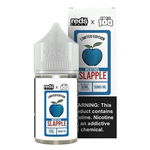 Reds x Keep It 100 Salt E-Liquid - Menthol Slapple 30ml main