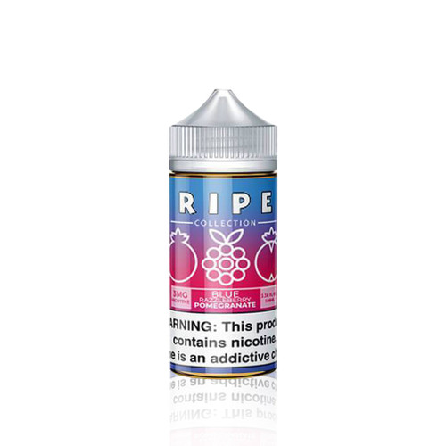 The Ripe Collection Salt E-Liquid - Blue Razzleberry Pomegranate - 30ml background