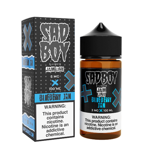 Sad Boy E-Liquids - Blueberry Jam background