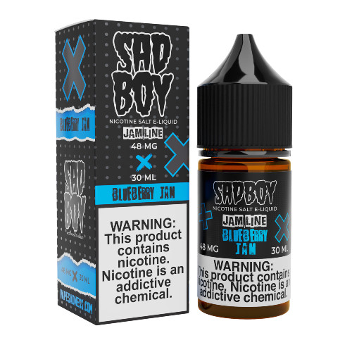 Sad Boy Salt E-Liquid - Blueberry jam background