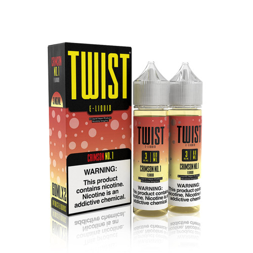 Lemon Twist E-Liquid - Crimson No. 1 (Strawberry Crush Lemonade) - 60ml (x2) background