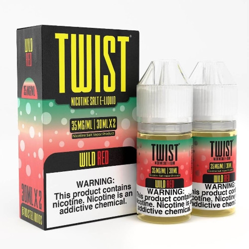 Twist E-Liquid Salts - Wild Red 2x30ml background