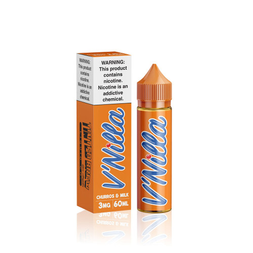 V'nilla E-Liquid - Churros & Milk - 60ml (x2) background
