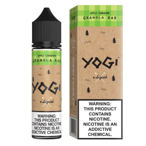 Yogi E-Liquid - Apple Cinnamon Granola Bar 60ml with Box background